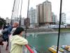 Bitan suspension bridge (碧潭吊橋) overlooking the Xindian River (新店溪)