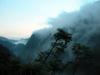 Thunderstorms in the gorge approaching Wulai