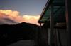 home terrace at dusk