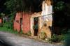 building remains with older and newer constructed walls