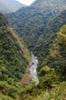 the Nanshi stream 南勢溪 flows below the road toward Wulai