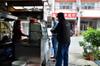 Dan and Paul ordering lunch in Houli 后里, 1:30PM