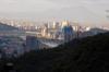 Bitan 碧潭 and subway terminus from our balcony