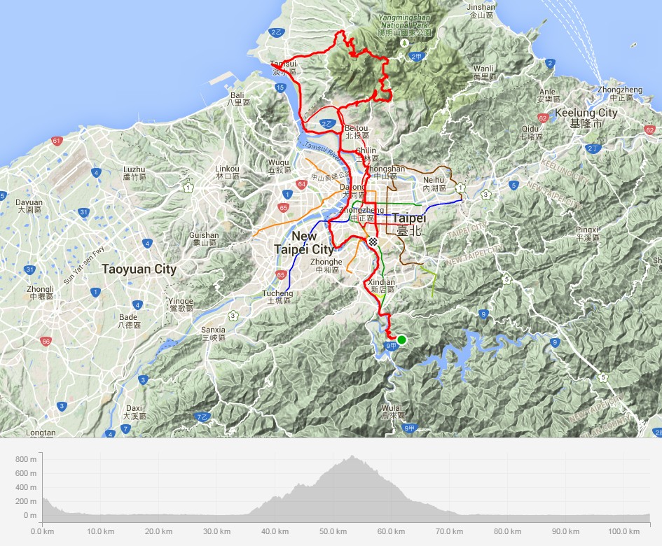 Tamshui 淡水 and YangMingShan 陽明山 bike ride with Alan tamshui