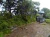 Japanese Shinto shrine ruins