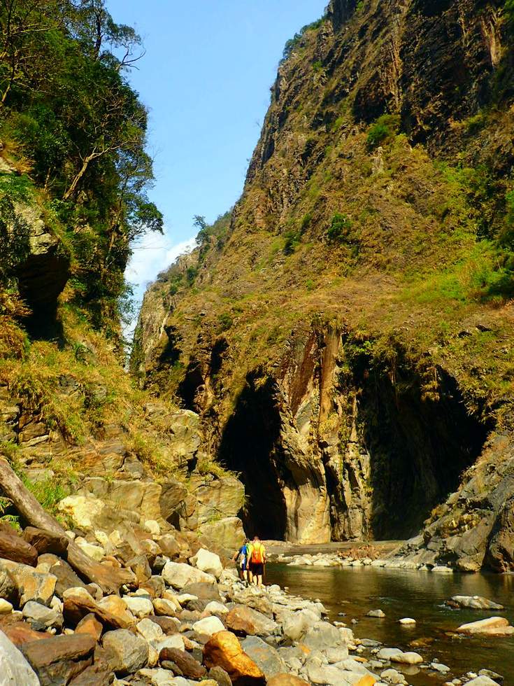 Beigang Canyon 北港溪峽谷 and HuiSun Hot Spring 惠蓀溫泉 P3050214