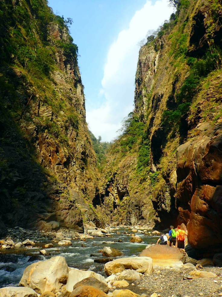 Beigang Canyon 北港溪峽谷 and HuiSun Hot Spring 惠蓀溫泉 P3050250