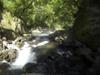 coming out of the side stream canyon