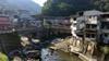 next photo: Dan crossing the bridge in Shiding 石碇