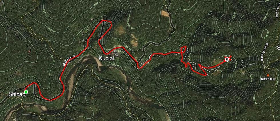 Kuolai 闊瀨 walk kuolai_drive_map