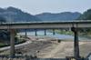 next photo: work under the Guishan, 龜山 bridge