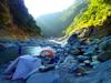 morning coffee on Dalun stream 大崙溪