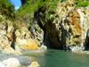 above the hot springs