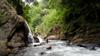 waterfall on the Sanguang River 三光溪 below Xuanyuan 萱源