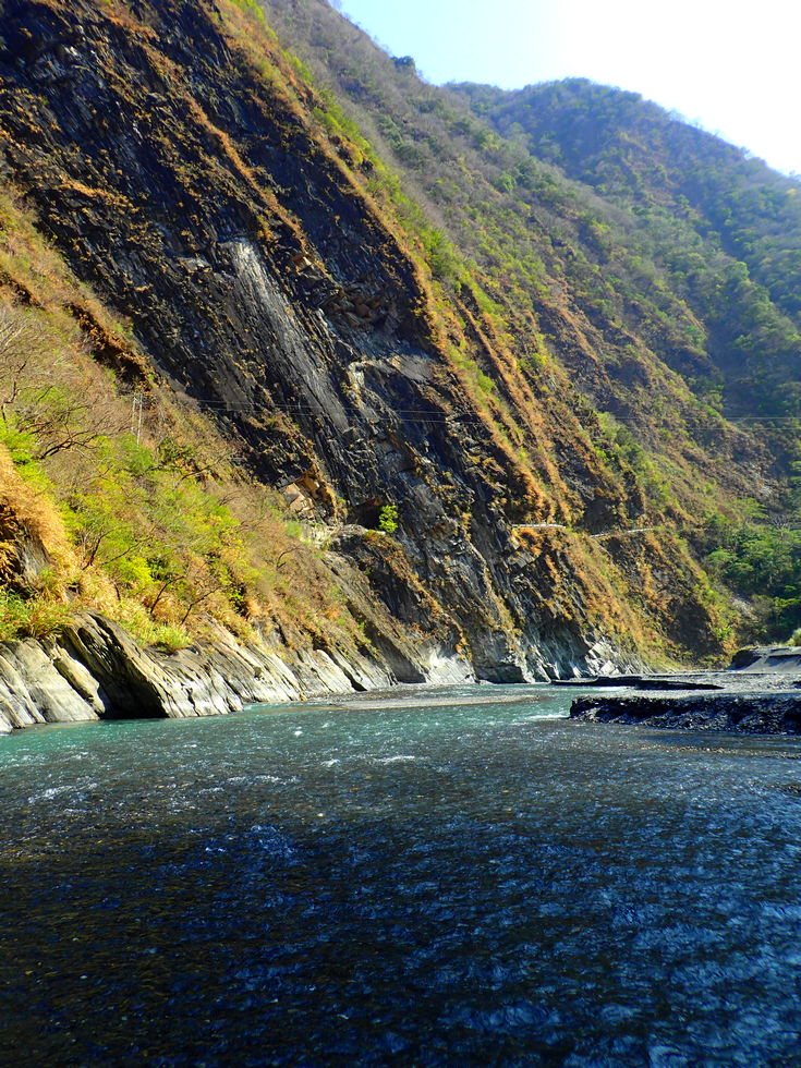 Danda stream 丹大溪 Hot springs survey P2280440