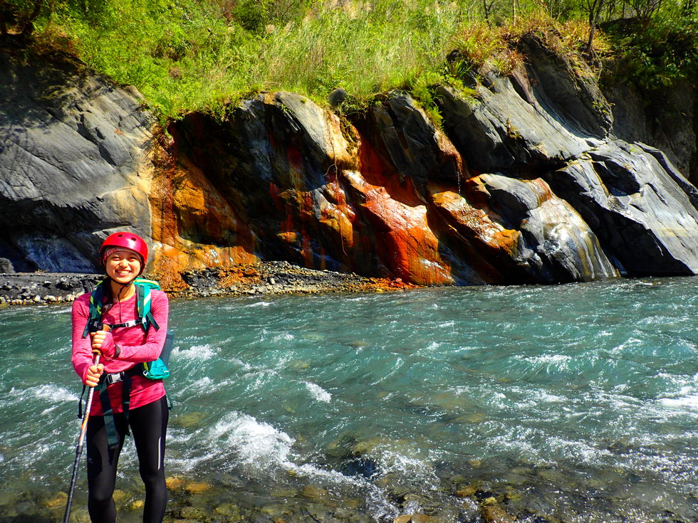 Danda stream 丹大溪 Hot springs survey P2280442