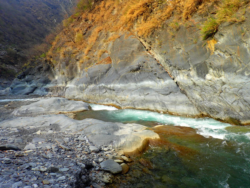 Danda stream 丹大溪 Hot springs survey P2280466