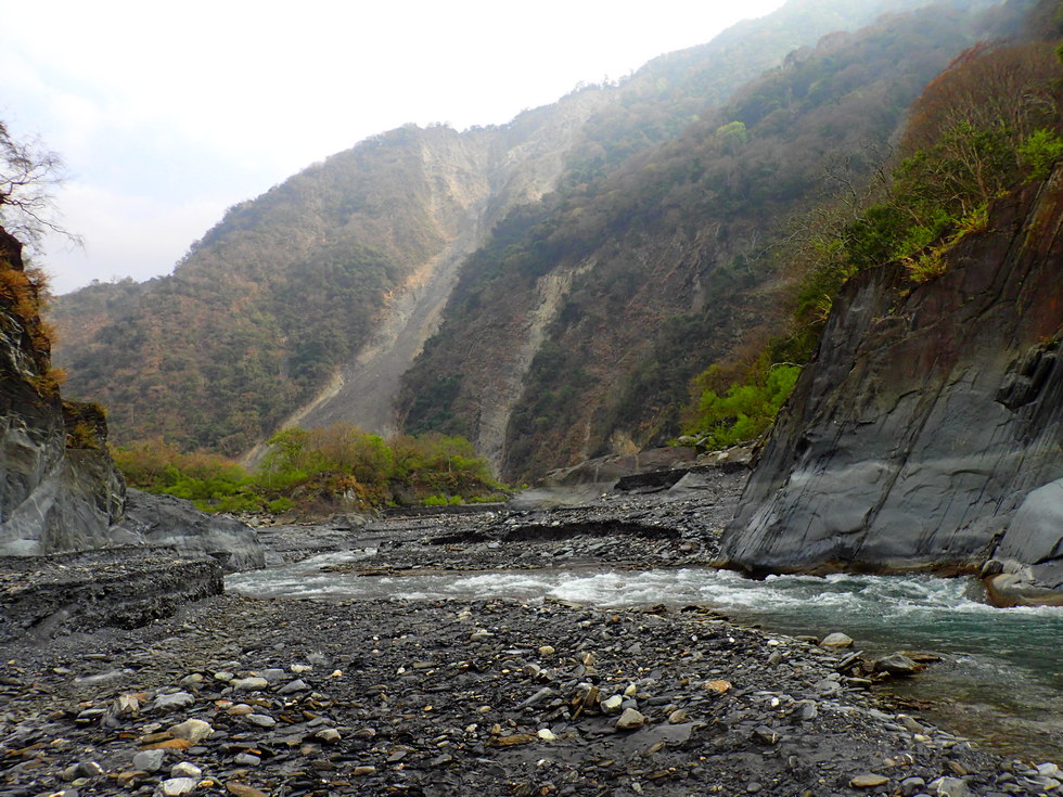 Danda stream 丹大溪 Hot springs survey P2280469