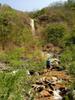 side stream waterfall