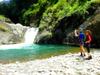 Philip and Tammy at Dashimen Falls 大石門瀑布