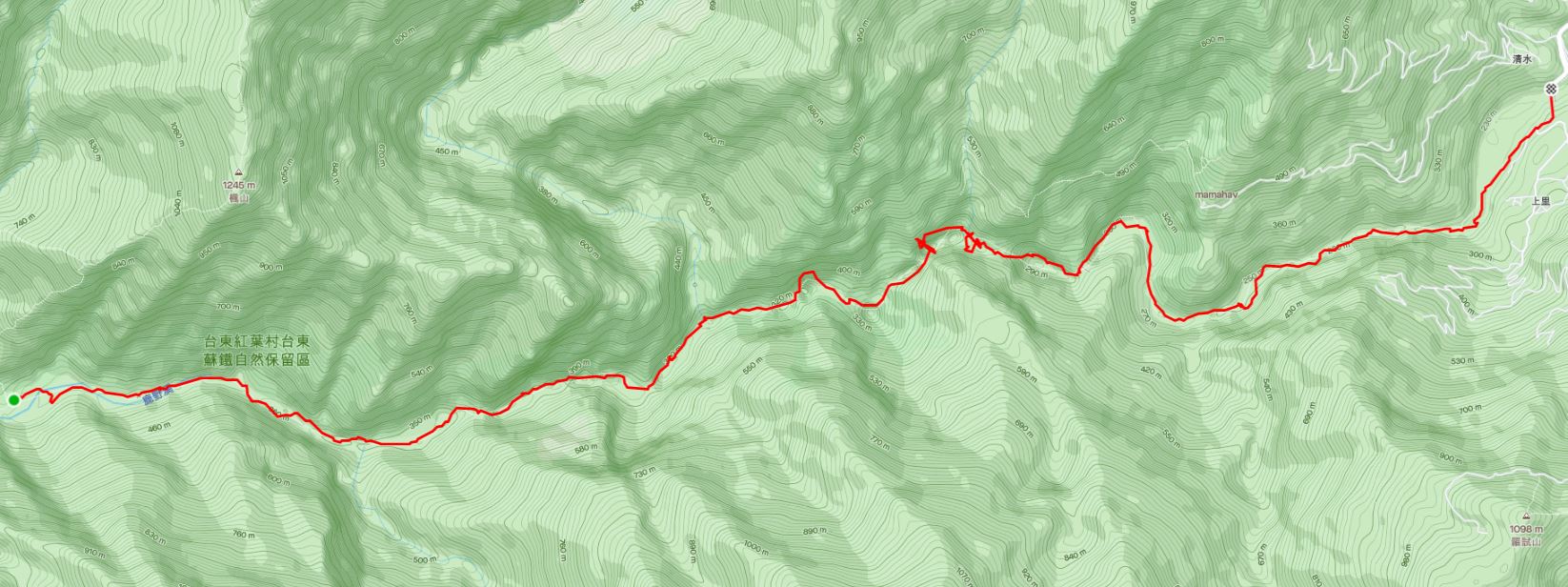 Luye river 鹿野溪 2021-03-01-map