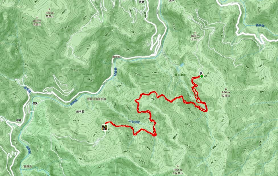 Neidong Forest Road 內洞林道 Neidong-Forest-Road-Hike-map