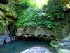 eroded bridge foundation, Galahe stream 嘎拉賀溪